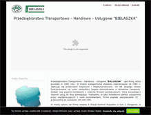 Tablet Screenshot of bielaszka.pl